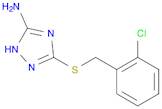 5-{[(2-Chlorophenyl)methyl]sulfanyl}-4H-1,2,4-triazol-3-amine