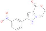 ethyl 5-(3-nitrophenyl)-1H-pyrazole-3-carboxylate