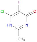 6-chloro-5-iodo-2-methylpyrimidin-4-ol