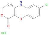 ethyl 6-chloro-3,4-dihydro-2H-1,4-benzoxazine-2-carboxylate hydrochloride