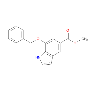 methyl 7-(benzyloxy)-1H-indole-5-carboxylate