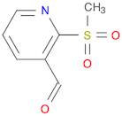 2-methanesulfonylpyridine-3-carbaldehyde