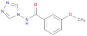 3-methoxy-N-(4H-1,2,4-triazol-4-yl)benzamide