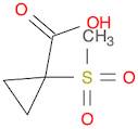 1-methanesulfonylcyclopropane-1-carboxylic acid