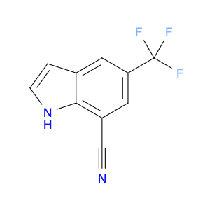 5-(trifluoromethyl)-1H-indole-7-carbonitrile