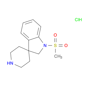 1-(methylsulfonyl)spiro[indoline-3,4'-piperidine] hydrochloride