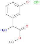 Methyl Amino(3-bromophenyl)acetate Hydrochloride