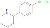 (2S)-2-(4-chlorophenyl)piperidine hydrochloride