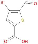 4-bromo-5-formylthiophene-2-carboxylic acid