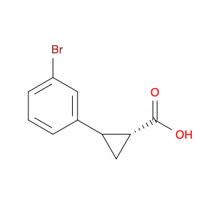 (1R)-2-(3-bromophenyl)cyclopropane-1-carboxylic acid