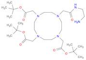 Tri-tert-butyl 2,2',2''-(10-(2-((2-aminoethyl)amino)-2-oxoethyl)-1,4,7,10-tetraazacyclododecane-1,…