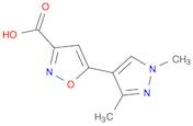 5-(1,3-Dimethyl-1H-pyrazol-4-yl)isoxazole-3-carboxylic acid