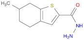 6-Methyl-4,5,6,7-tetrahydrobenzo[b]thiophene-2-carbohydrazide