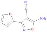 5-Amino-3-(furan-2-yl)isoxazole-4-carbonitrile