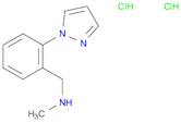 1-(2-(1H-Pyrazol-1-yl)phenyl)-N-methylmethanamine dihydrochloride