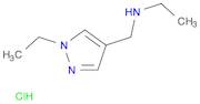 N-((1-Ethyl-1H-pyrazol-4-yl)methyl)ethanamine hydrochloride