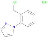 1-[2-(chloromethyl)phenyl]-1H-pyrazole hydrochloride