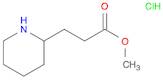 methyl 3-(2-piperidinyl)propanoate hydrochloride