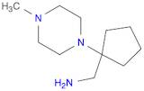 1-[1-(4-methyl-1-piperazinyl)cyclopentyl]methanamine