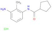 N-(3-Amino-2-methylphenyl)cyclopentanecarboxamide hydrochloride