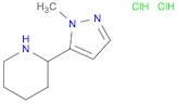 2-(1-methyl-1H-pyrazol-5-yl)piperidine dihydrochloride