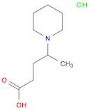 4-(1-piperidinyl)pentanoic acid hydrochloride