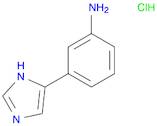 [3-(1H-imidazol-5-yl)phenyl]amine hydrochloride