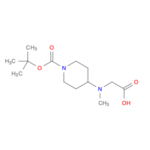 2-((1-(tert-Butoxycarbonyl)piperidin-4-yl)(methyl)amino)acetic acid