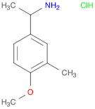 [1-(4-Methoxy-3-methylphenyl)ethyl]amine Hydrochloride