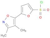 5-(3,4-Dimethylisoxazol-5-yl)furan-2-sulfonyl chloride