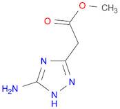 Methyl (3-amino-1H-1,2,4-triazol-5-yl)acetate hydrochloride