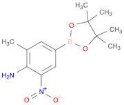 2-Methyl-6-nitro-4-(4,4,5,5-tetramethyl-1,3,2-dioxaborolan-2-yl)aniline