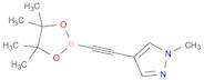 1-Methyl-4-((4,4,5,5-tetramethyl-1,3,2-dioxaborolan-2-yl)ethynyl)-1H-pyrazole