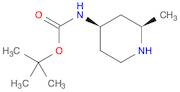 tert-butyl rac-[(2R,4R)-2-methyl-4-piperidinyl]carbamate