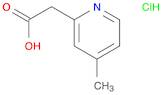 2-(4-Methylpyridin-2-yl)acetic acid hydrochloride