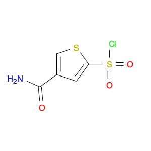 4-(aminocarbonyl)-2-thiophenesulfonyl chloride