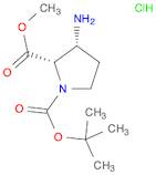 (2S,3R)-1-tert-Butyl 2-methyl 3-aminopyrrolidine-1,2-dicarboxylate hydrochloride