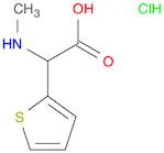 (methylamino)(2-thienyl)acetic acid hydrochloride