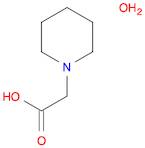 1-piperidinylacetic acid hydrate