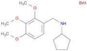 N-(2,3,4-trimethoxybenzyl)cyclopentanamine hydrobromide