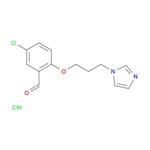 5-chloro-2-[3-(1H-imidazol-1-yl)propoxy]benzaldehyde hydrochloride