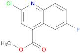 methyl 2-chloro-6-fluoroquinoline-4-carboxylate