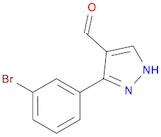 3-(3-Bromophenyl)-1H-pyrazole-4-carbaldehyde