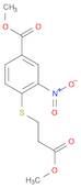 Methyl 4-[(3-methoxy-3-oxopropyl)sulfanyl]-3-nitrobenzoate