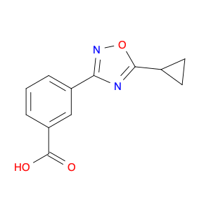 3-(5-Cyclopropyl-1,2,4-oxadiazol-3-yl)benzoic acid