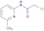 2-chloro-N-(6-methylpyridin-2-yl)acetamide