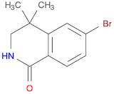 6-Bromo-4,4-dimethyl-3,4-dihydroisoquinolin-1(2H)-one