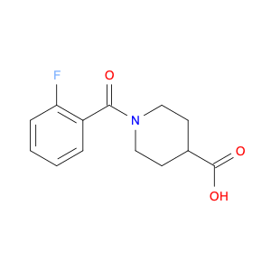 1-(2-Fluorobenzoyl)piperidine-4-carboxylic Acid