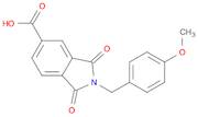 2-(4-Methoxybenzyl)-1,3-dioxoisoindoline-5-carboxylic Acid