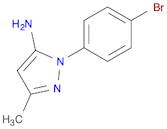 1-(4-bromophenyl)-3-methyl-1H-pyrazol-5-amine